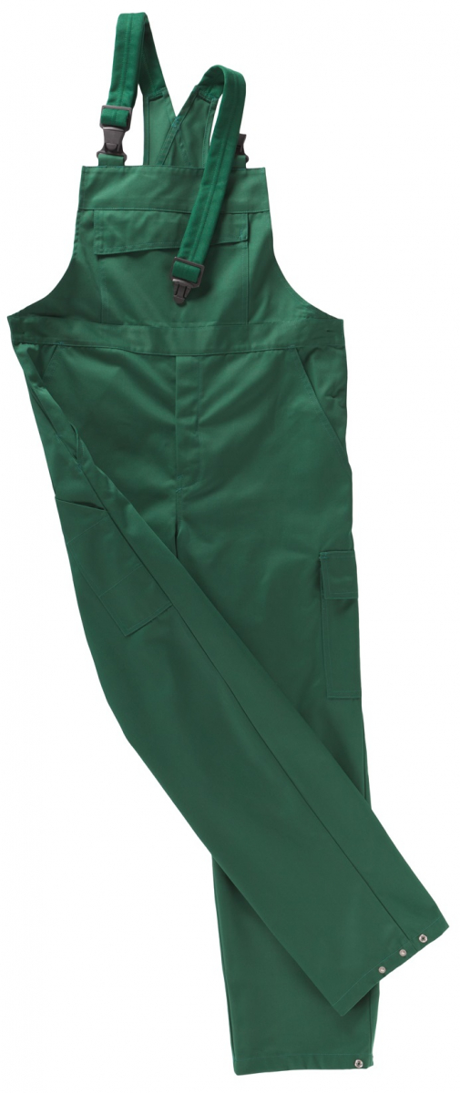 BEB-Workwear, Arbeits-Latzhose, Herren-Arbeits-Berufs-Latz-Hose, Basic grün