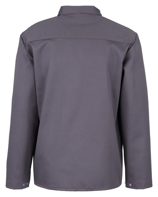 BEB-Schweißer-Schutz, Schweißer-Arbeits-Schutz-Jacke, Schweißerjacke, grau