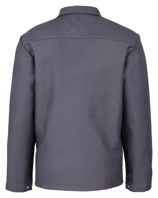 BEB-Schweißer-Schutz, Schweißer-Arbeits-Schutz-Jacke, Schweißerjacke, grau