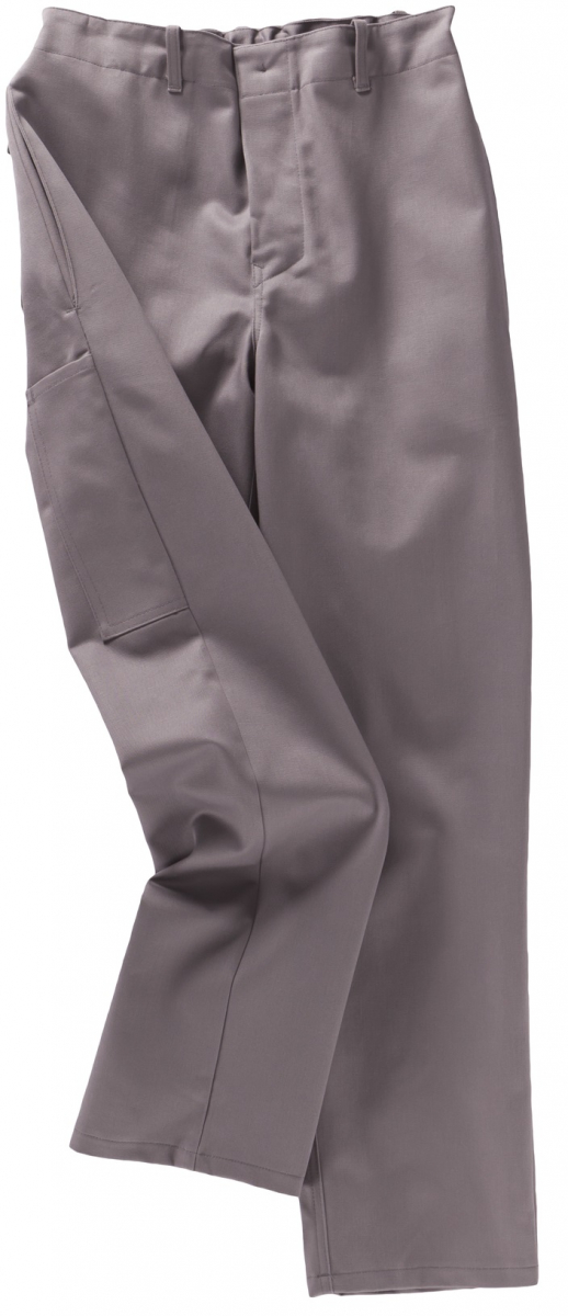BEB-Schweißer-Schutz, Schweißer-Arbeits-Bund-Hose, Schweißerhose, grau