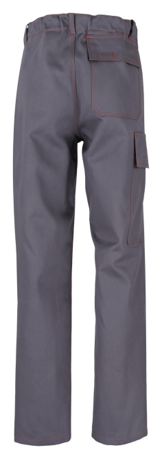BEB-Schweißer-Schutz, Schweißer-Arbeits-Bund-Hose, Schweißerhose, grau