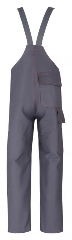 BEB-Workwear, Arbeits-Latzhose, Schweißerlatzhose grau