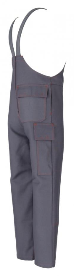 BEB-Workwear, Arbeits-Latzhose, Schweißerlatzhose grau