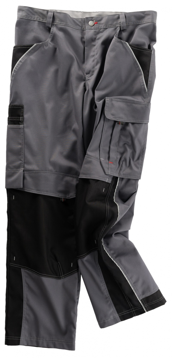 BEB-Workwear, Arbeitshose, Herren-Berufs-Bund-Hose, Inflame grau/schwarz