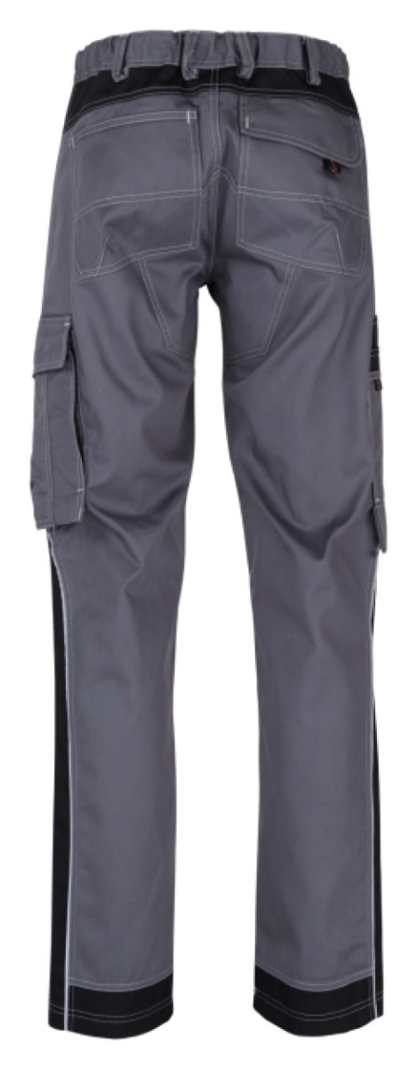 BEB-Workwear, Arbeitshose, Herren-Berufs-Bund-Hose, Inflame grau/schwarz