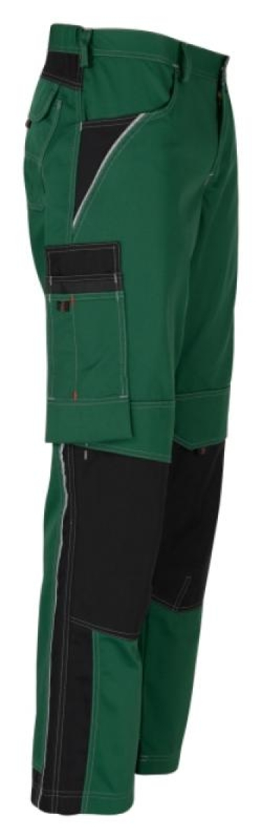 BEB-Workwear, Arbeitshose, Berufs-Bund-Hose, INFLAME, 245 g/m², grün/schwarz