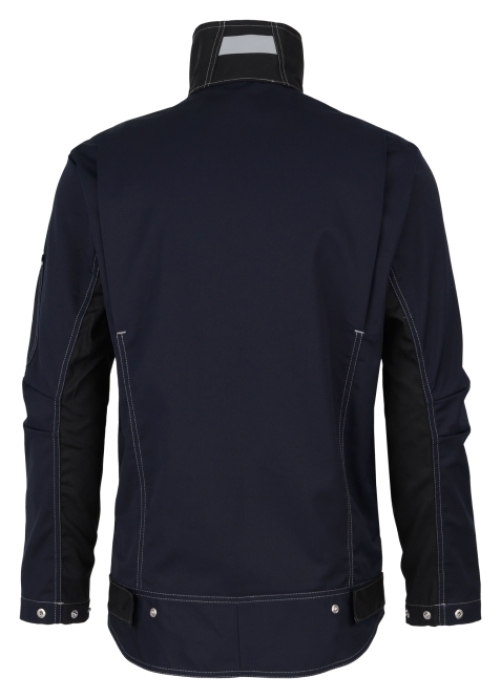 BEB-Workwear, Arbeitsjacke, Herren-Arbeits-Berufs-Bund-Jacke, Inflame blue shadow/schwarz