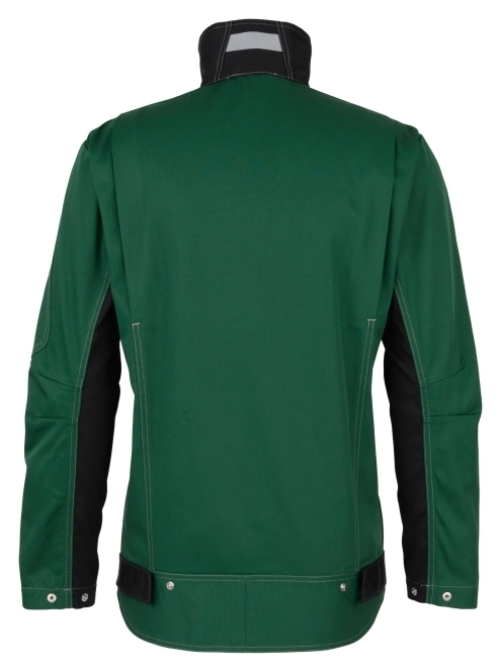 BEB-Workwear, Arbeitsjacke, Herren-Arbeits-Berufs-Bund-Jacke, Inflame flaschengrün/schwarz