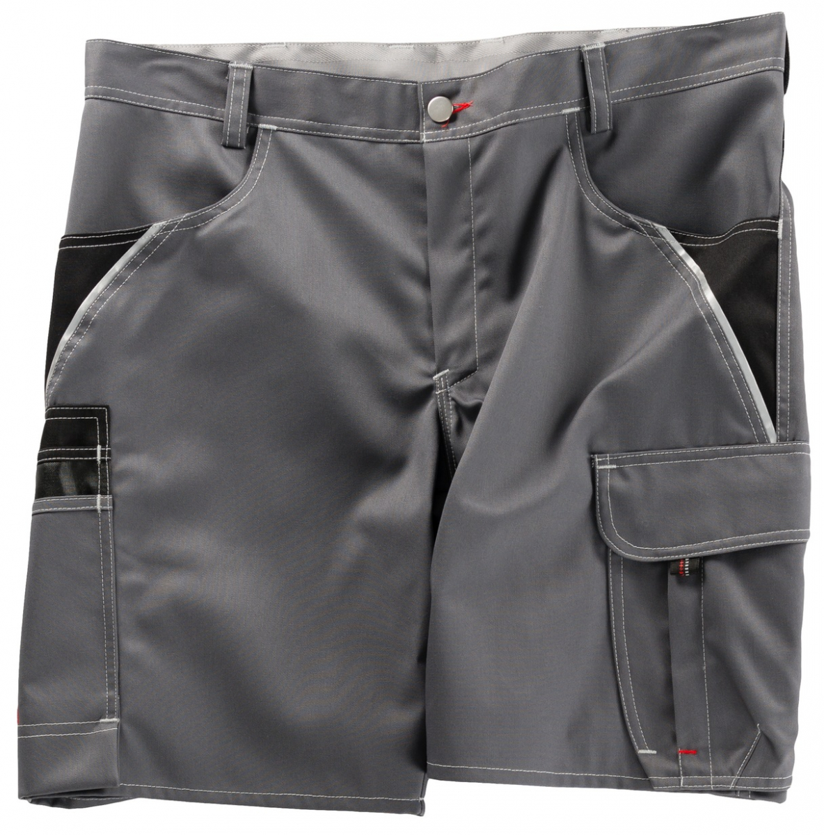 BEB-Workwear, Herren-Arbeits-Berufs-Shorts, Inflame grau/schwarz