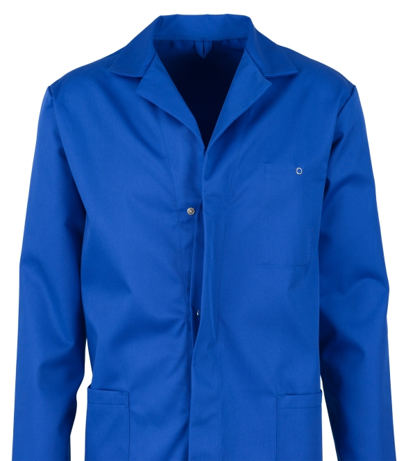 BEB-Workwear, Arbeits-Mantel, Arbeits-Berufs-Mantel, Kittel, Basic kornblau