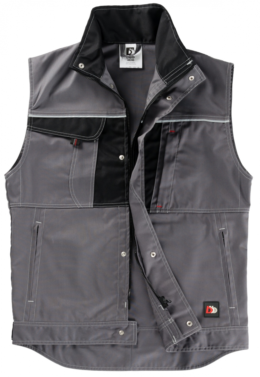 ELYSEE-Workwear, Weste Inflame, 245 g/m, grau/schwarz