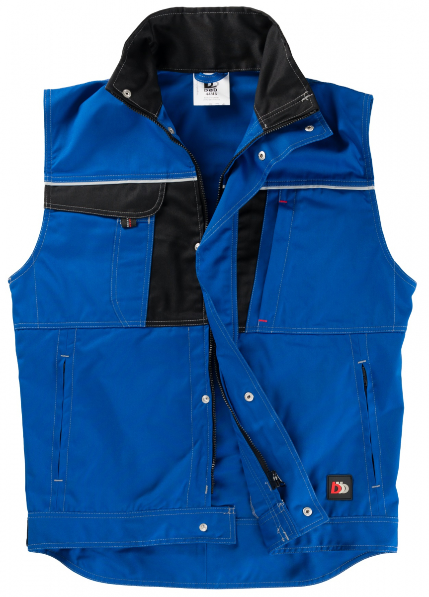 ELYSEE-Workwear, Weste Inflame, 245 g/m², kornblau/schwarz
