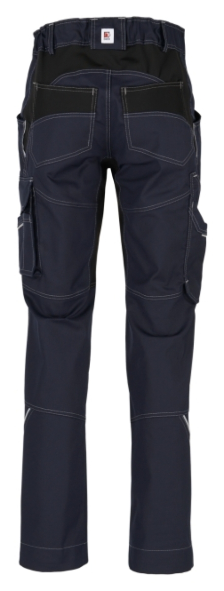 BEB-Workwear, Arbeitshose, Herren-Bundhose, Flex, Fairtrade, blue shadow/schwarz