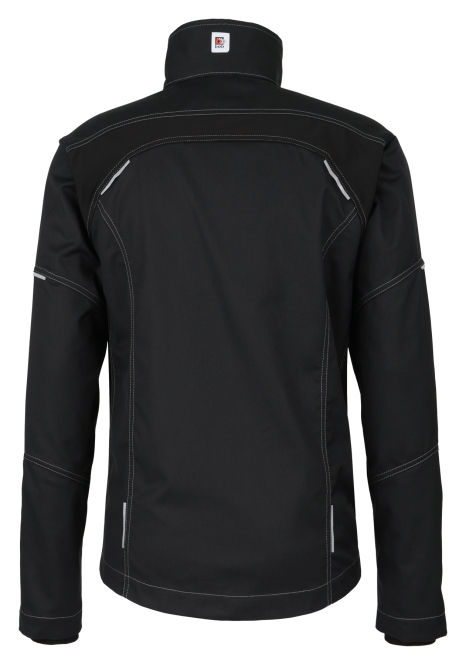 BEB-Workwear, Herren-Bundjacke, Flex, Fairtrade, schwarz