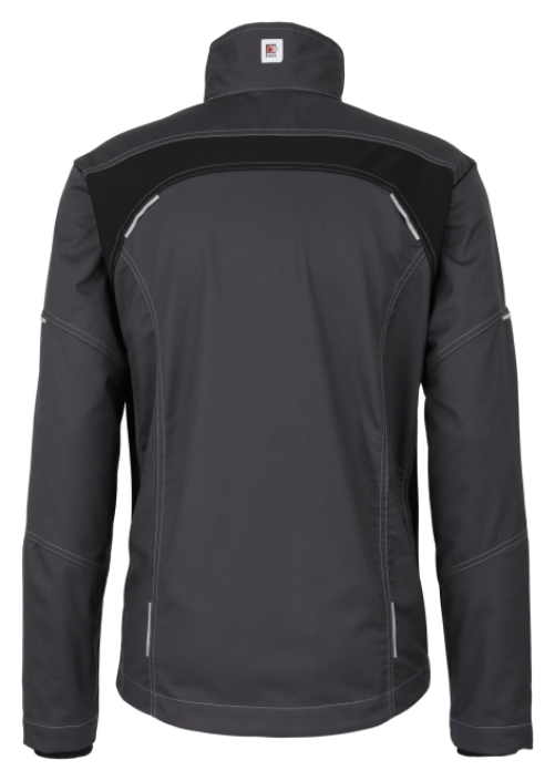 BEB-Workwear, Herren-Bundjacke, Flex, Fairtrade, charcoal/schwarz