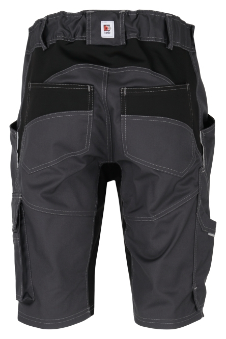 BEB-Herren-Shorts, Flex, Fairtrade, charcoal/schwarz