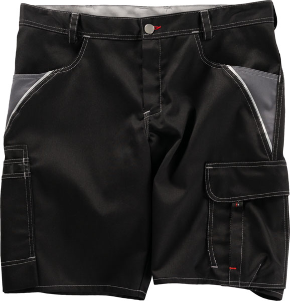 BEB-Workwear, Herren-Arbeits-Berufs-Shorts, Arbeits-Berufs-Shorts, Inflame schwarz/grau