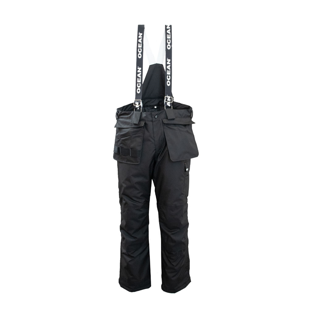OCEAN-Arbeitshose FARGO mit Hosenträger, 175 g/m², schwarz