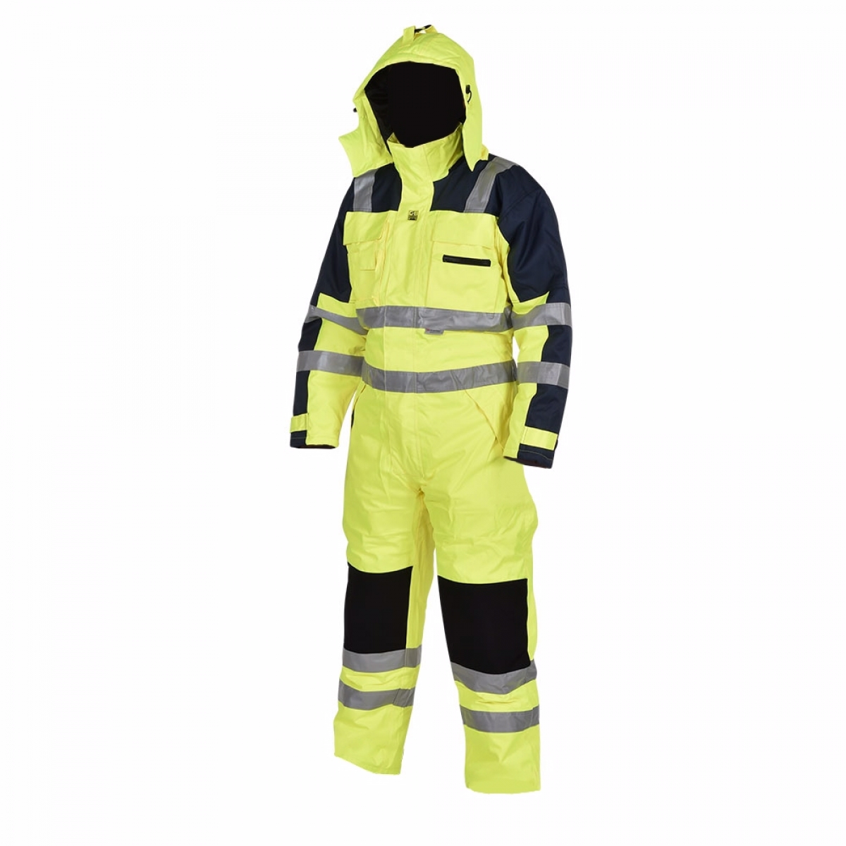 OCEAN-Breathable-Thermo-High-Vis-Overall, 240 g/m, neongelb/navy