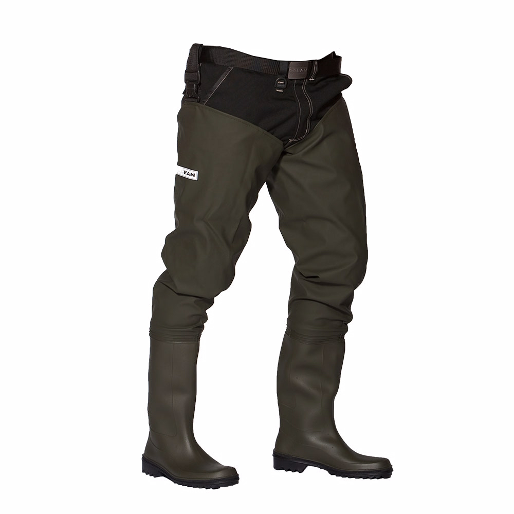 OCEAN-Original-Thigh-Waders-Seestiefel, 500 g/m, dunkel oliv