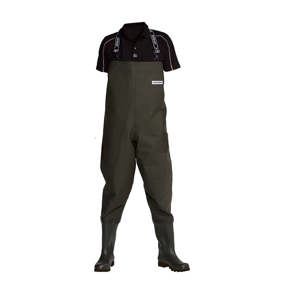 OCEAN-Original-Wathose S5, 500g/m², dunkeloliv