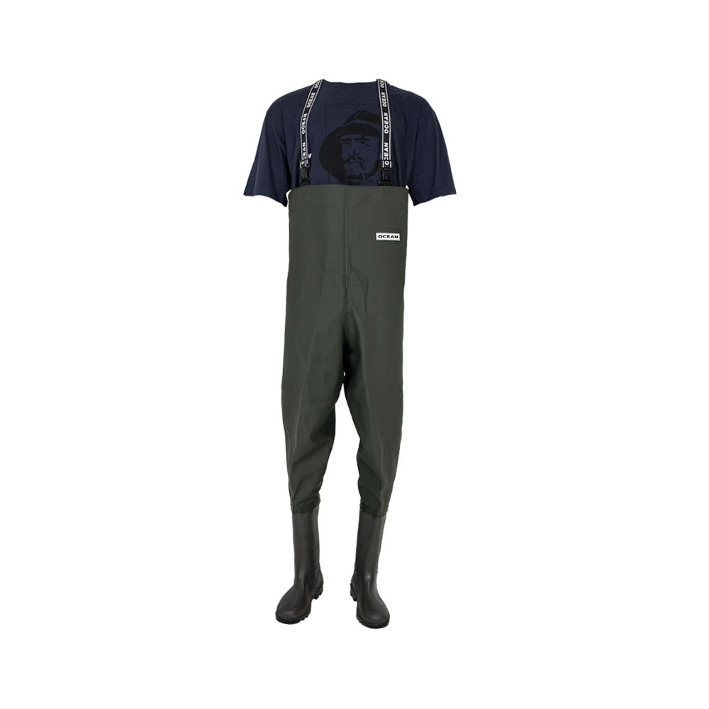 OCEAN-Deluxe-Waders-Wathose, 700g/m², dunekloliv