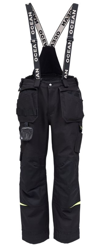 OCEAN-Abeko-Arbeitshose, Rocky Stretch, schwarz