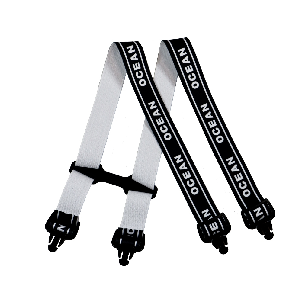 OCEAN-Hosenträger für Bib&Brace, schwarz