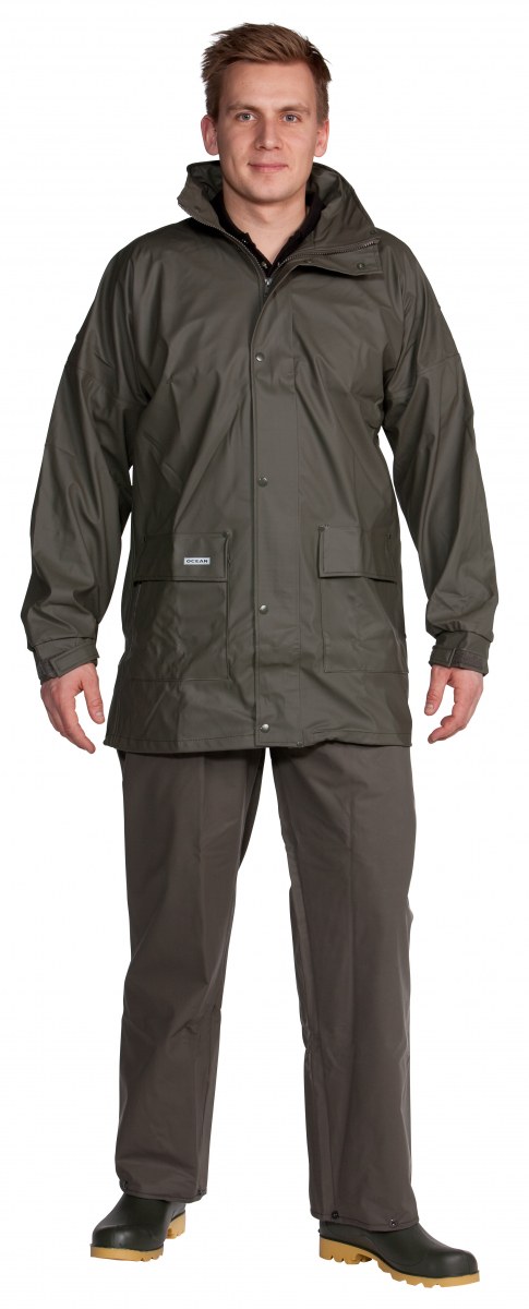 OCEAN-Regen-Jacke, Weather Comfort, oliv