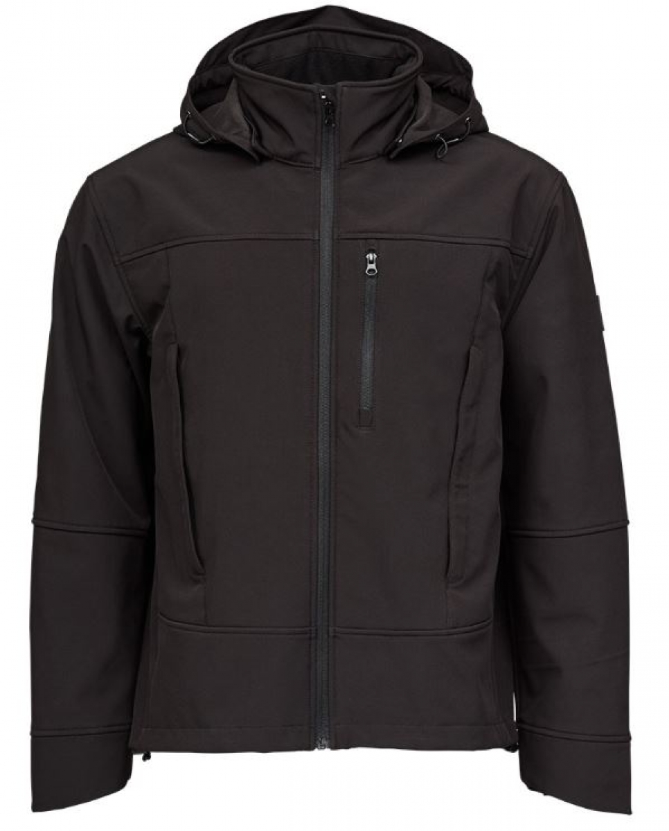 OCEAN-Workwear, Herren Soft-Shell Jacke, 320 g/m, schwarz