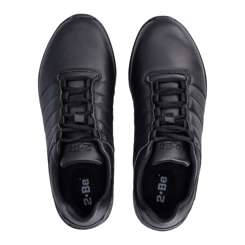 SIKA-2-BE LEATHER WORK SHOE NON SAFETY, schwarz