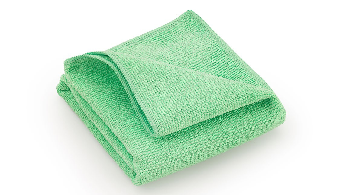 Mega-Clean-Hygiene, Mikrofaser-Hochleistungstuch, PL-Hygiene,atin, ca. 310g/m², grün