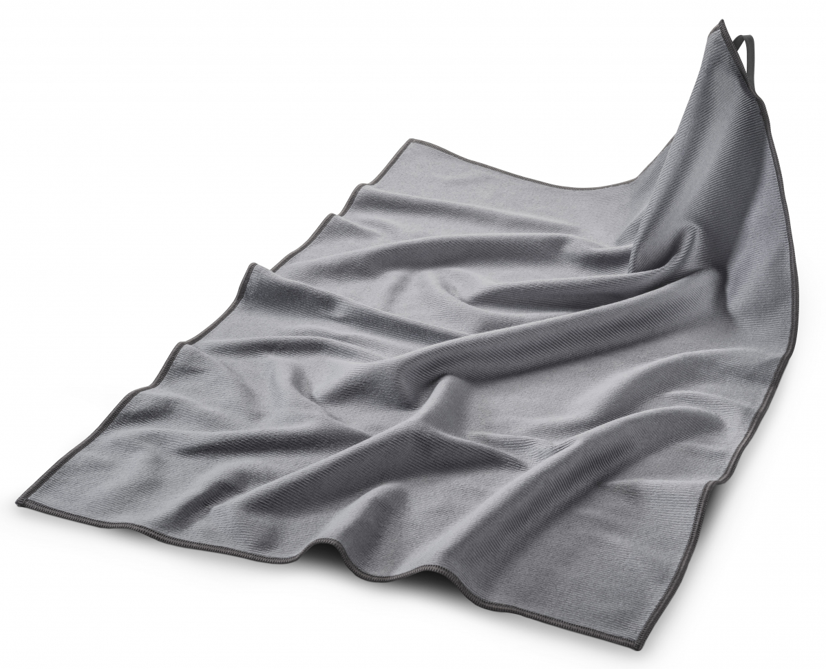 Mega-Clean-Hygiene, Mikrofaser-Polier- / Geschirrtuch, ca. 320g/m², grau