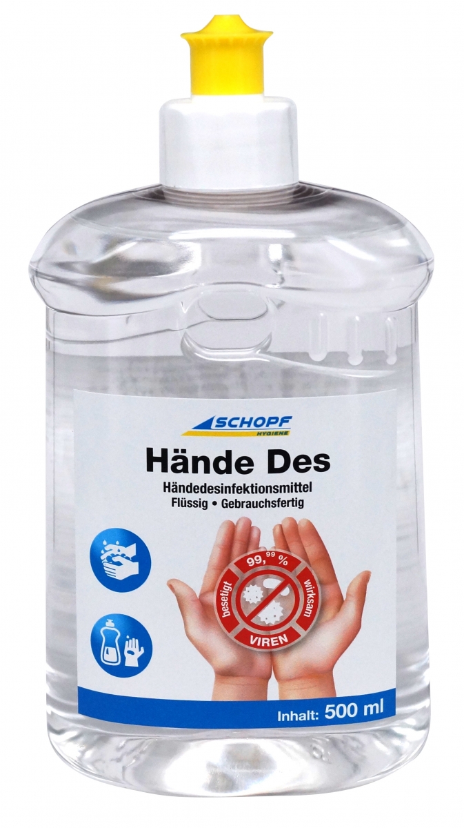 SCHOPF-Hygiene, Hndedesinfektion HndeDes 500ml