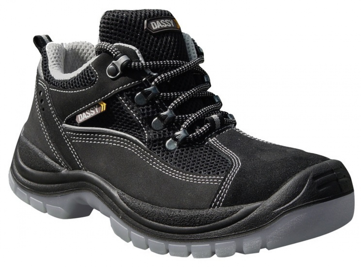 DASSY-Footwear, S1P-Arbeits-Berufs-Sicherheits-Schuhe, Halbschuhe, UPITER, schwarz