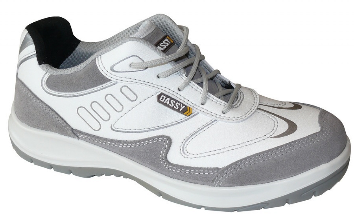 DASSY-Footwear, S3-Arbeits-Berufs-Sicherheits-Schuhe, Halbschuhe, NEPTUNUS, wei/grau