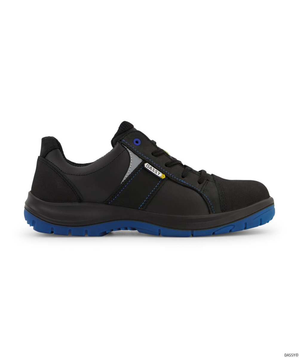 DASSY-Footwear, S3-Arbeits-Berufs-Sicherheits-Schuhe, Halbschuhe, CORUS, schwarz