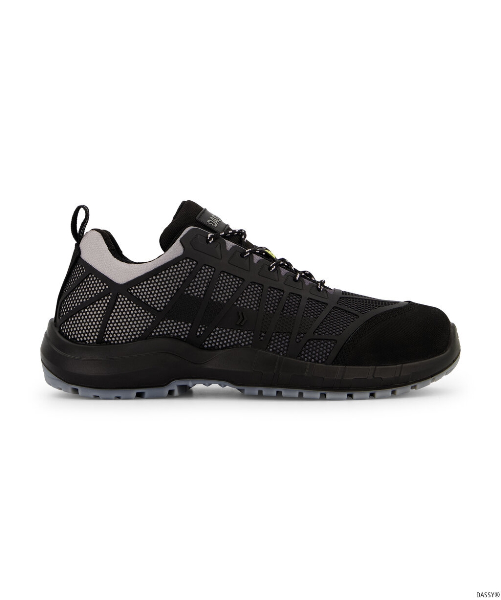 DASSY-Footwear, S3-Arbeits-Berufs-Sicherheits-Schuhe, NOX, grau/schwarz