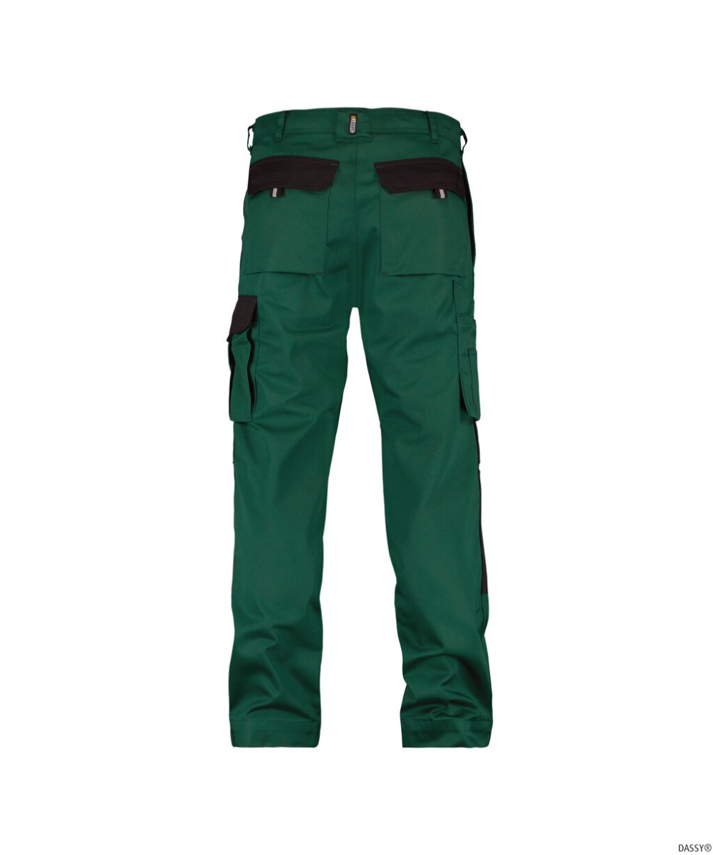 DASSY-Workwear, Bundhose BOSTON, , grün/schwarz