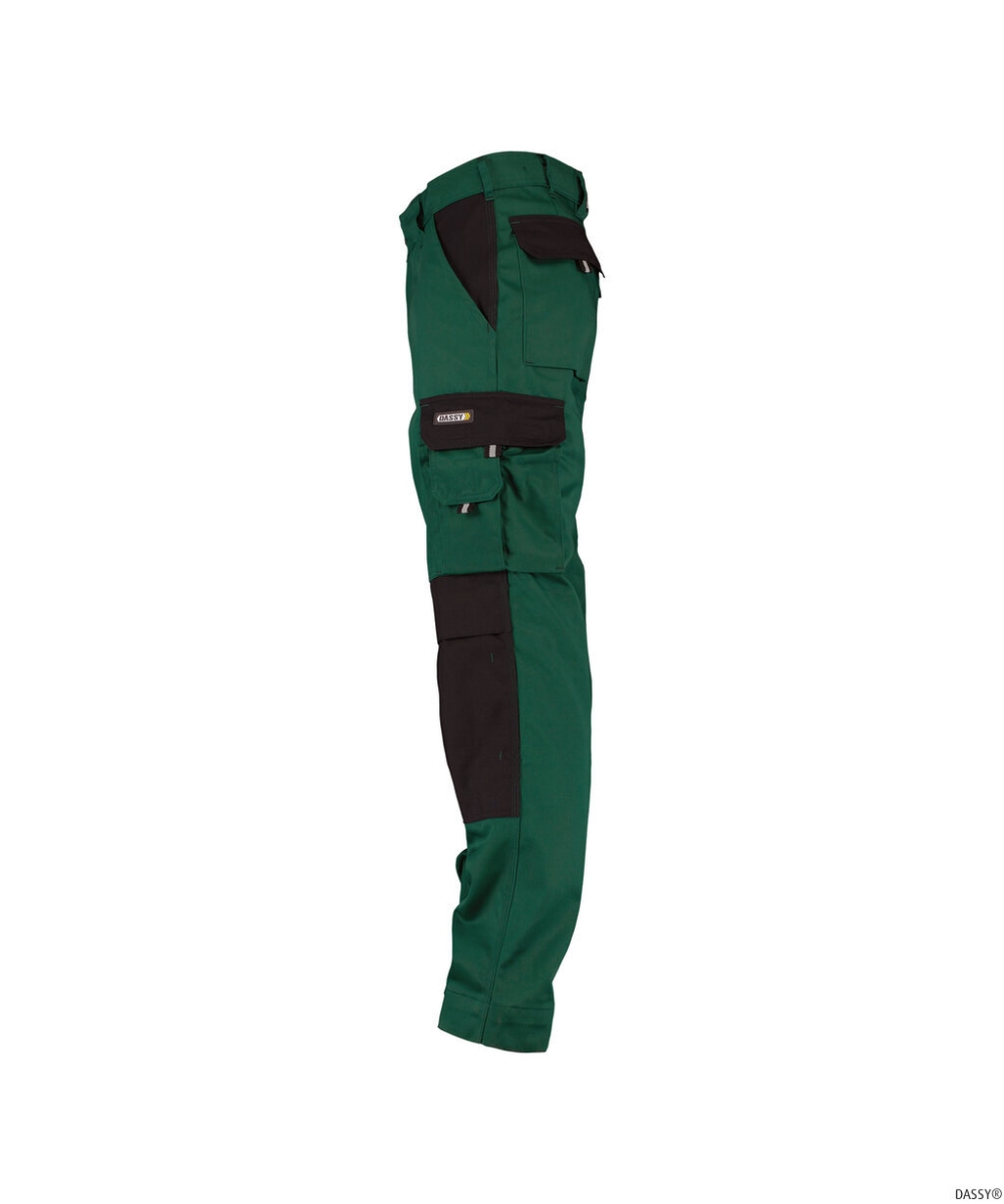 DASSY-Workwear, Bundhose BOSTON, , grün/schwarz