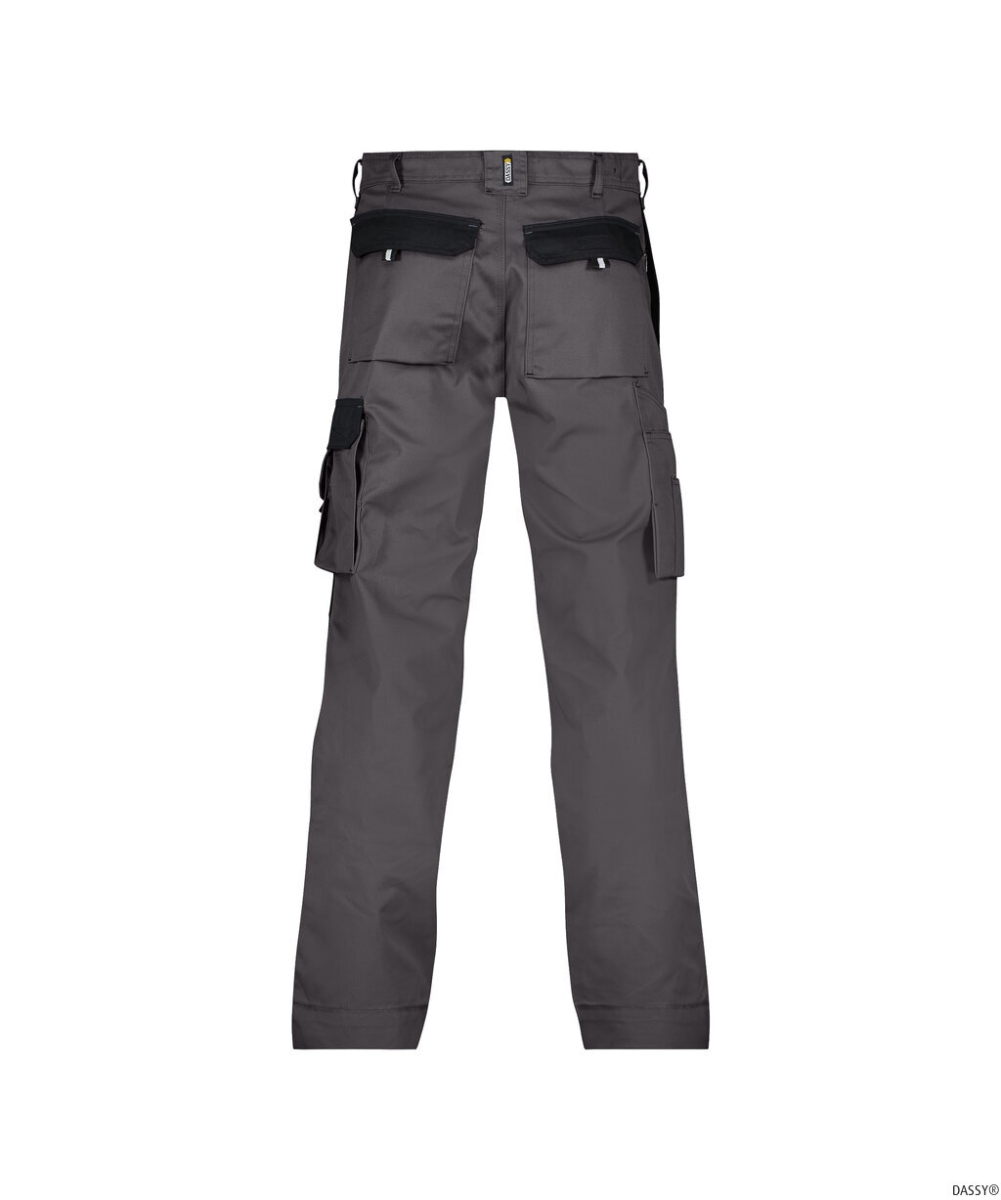 DASSY-Workwear, Bundhose BOSTON, , grau/schwarz