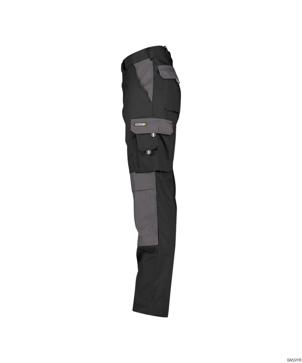 DASSY-Workwear, Bundhose BOSTON, , schwarz/grau