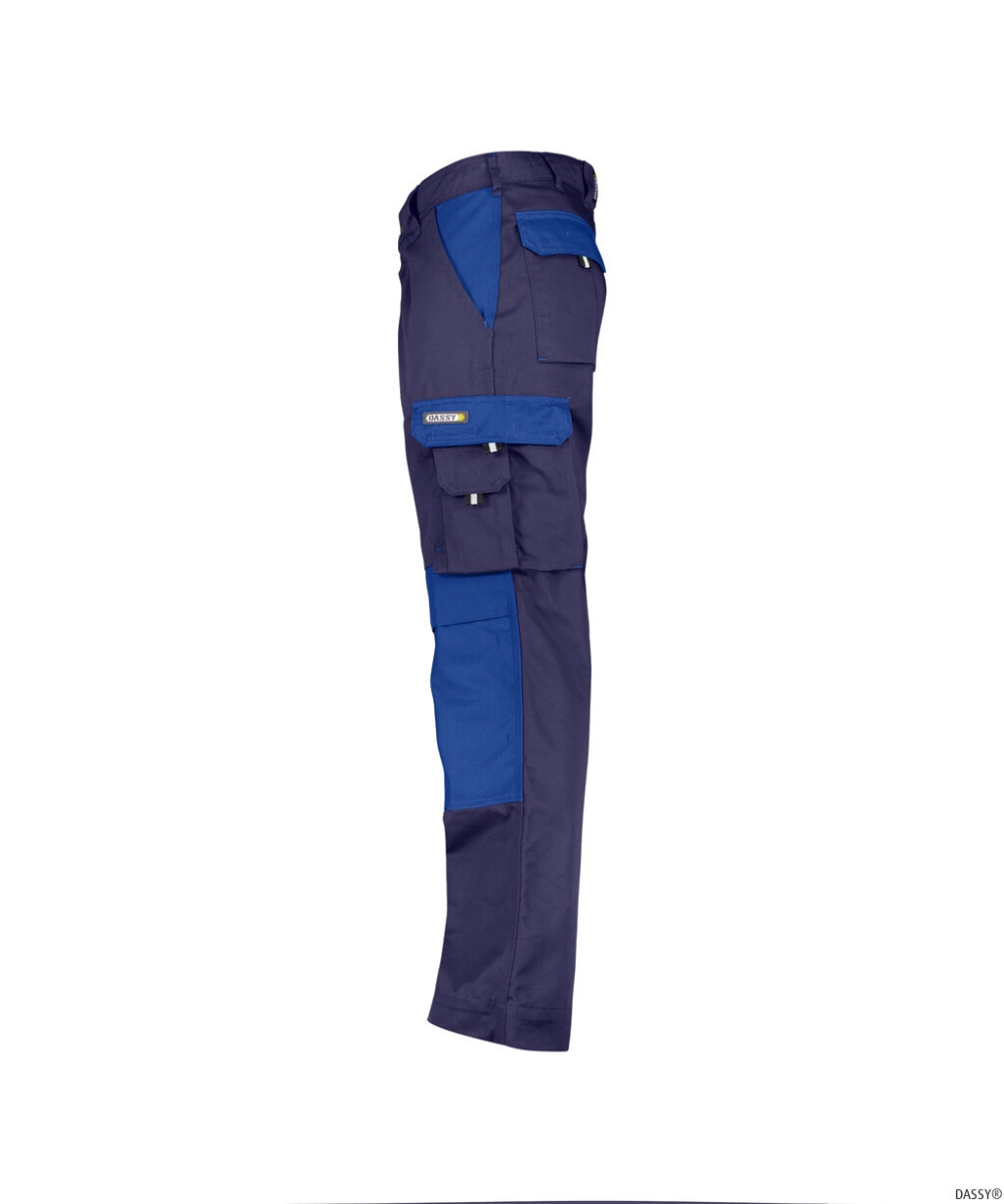 DASSY-Workwear, Bundhose BOSTON, , dunkelblau/kornblau