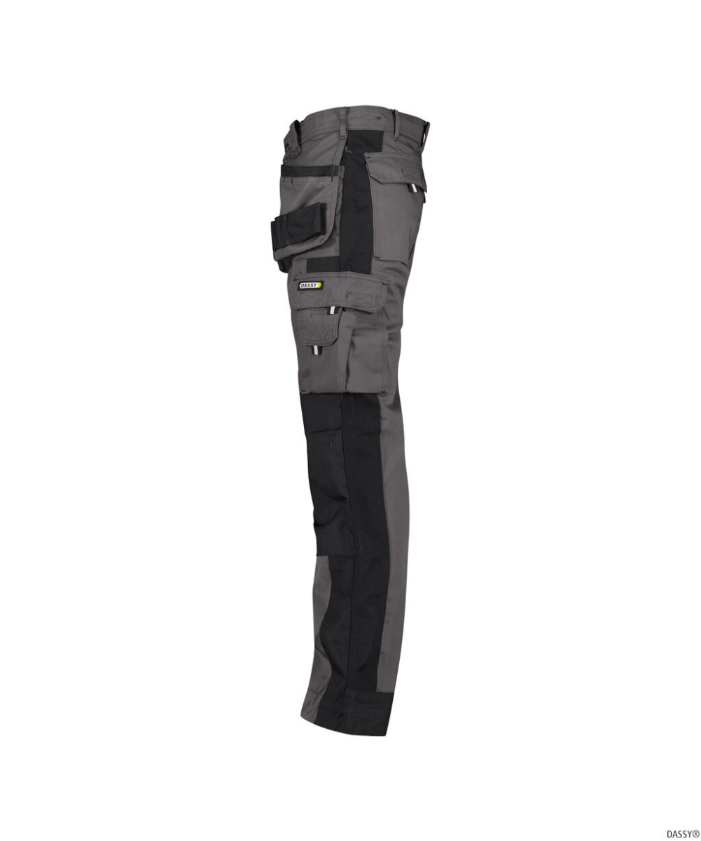 DASSY-Workwear, Bundhose SEATTLE, grau/schwarz