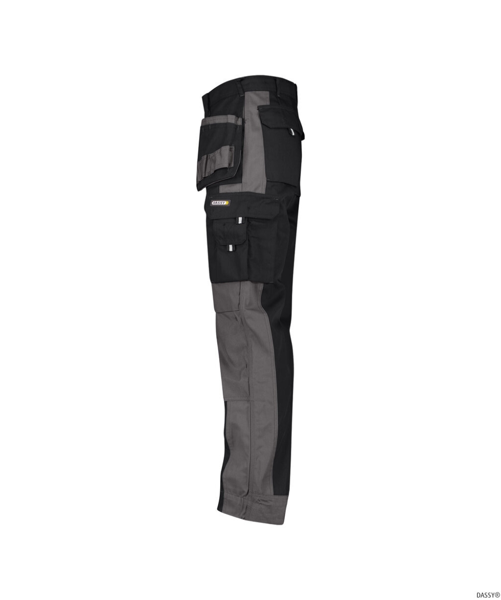 DASSY-Workwear, Bundhose SEATTLE, schwarz/grau