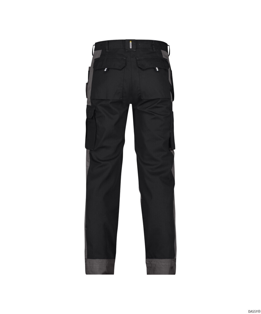 DASSY-Workwear, Bundhose SEATTLE, , schwarz/grau