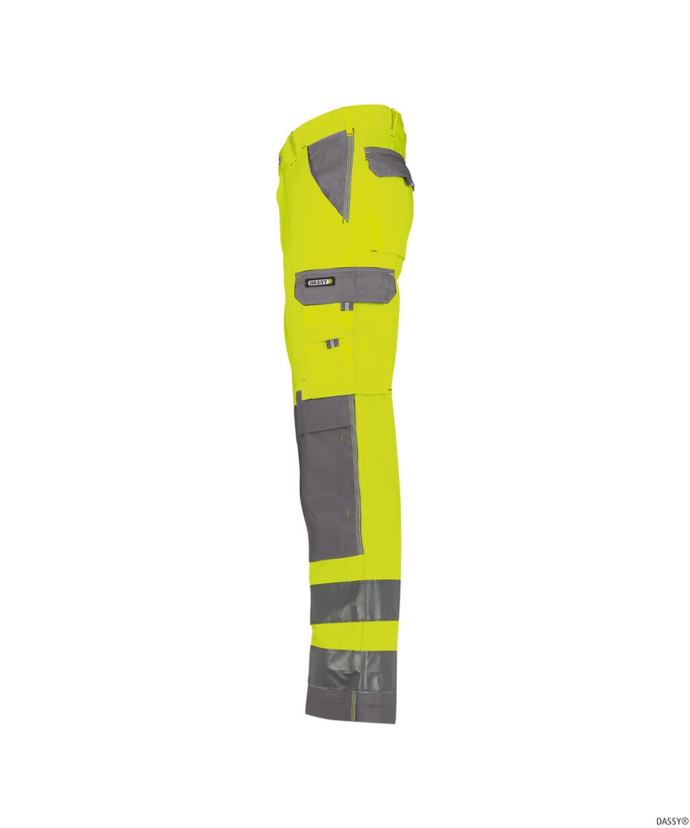 DASSY-Warnschutz, Bundhose BUFFALO gelb/grau