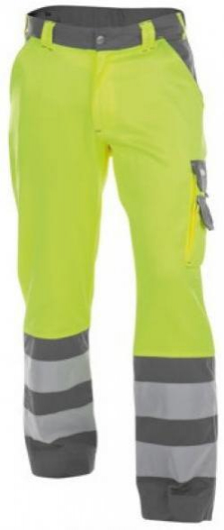 DASSY-Warnschutz, Bundhose LANCESTER , gelb/grau