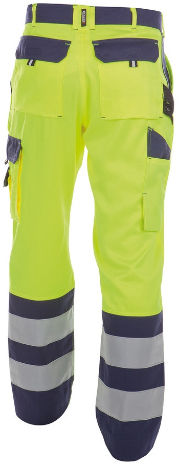 DASSY-Warnschutz, Bundhose LANCESTER , gelb/dunkelblau