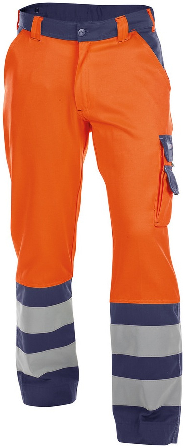 DASSY-Warnschutz, Bundhose LANCASTER orange/dunkelblau